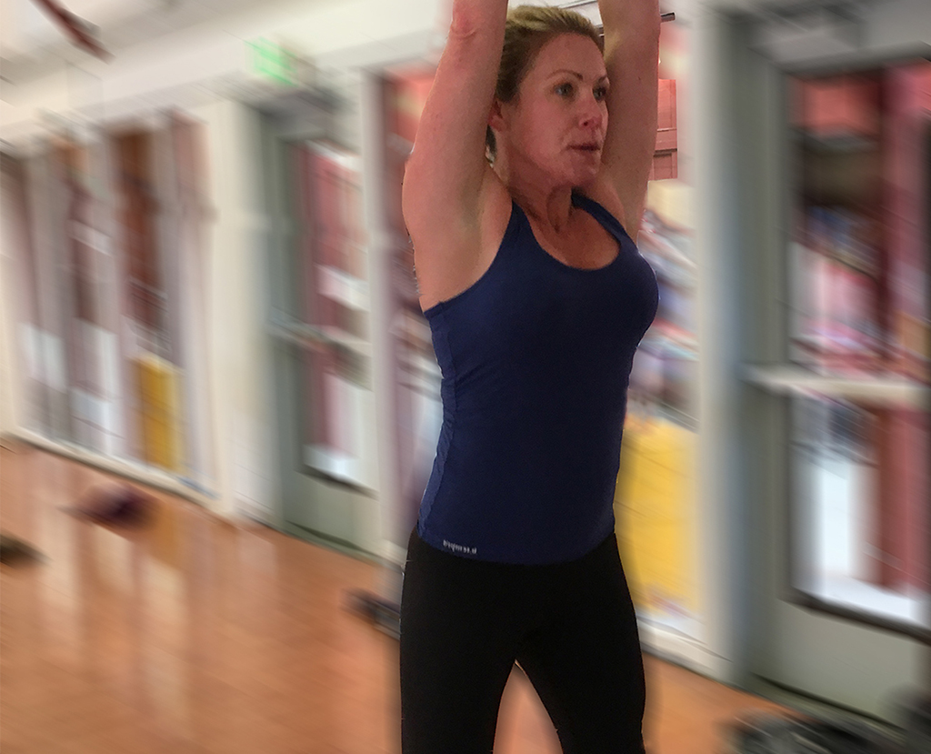 single woman tabata bootcamp fitness santa cruz